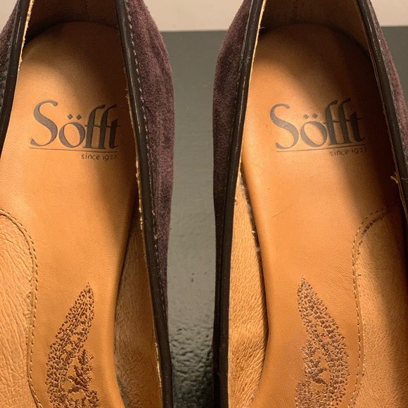 Sofft Brand purple suede pumps size 8 - Picture 3 of 8